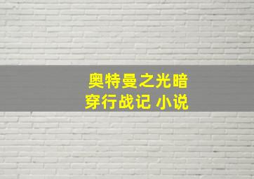 奥特曼之光暗穿行战记 小说